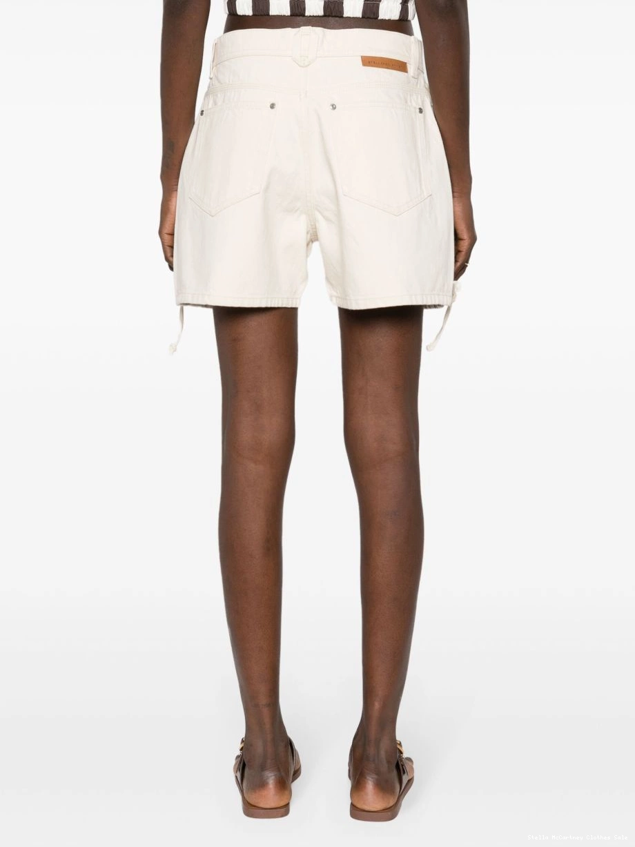 Cheap Women shorts Stella McCartney lace-up cotton 0725